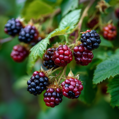 Triple Crown Thornless Blackberry Plants-Produce Sweet Berries-Zones: 5-9 In 3.5 inch plugs